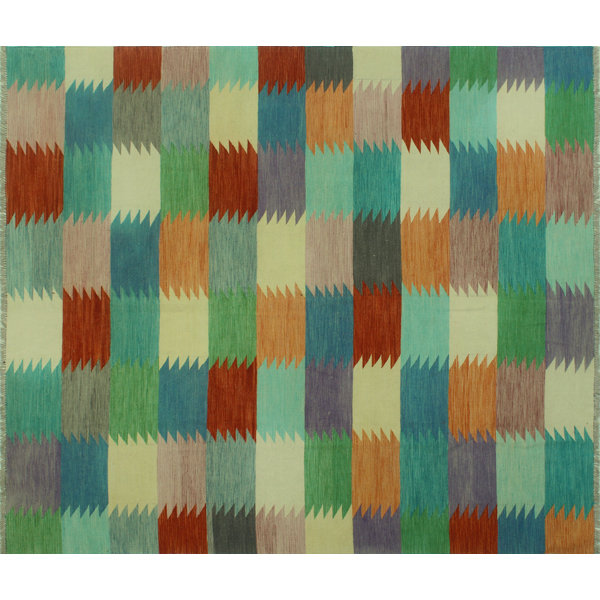 Union Rustic Brieta Blue/Green/Red Rug Wayfair